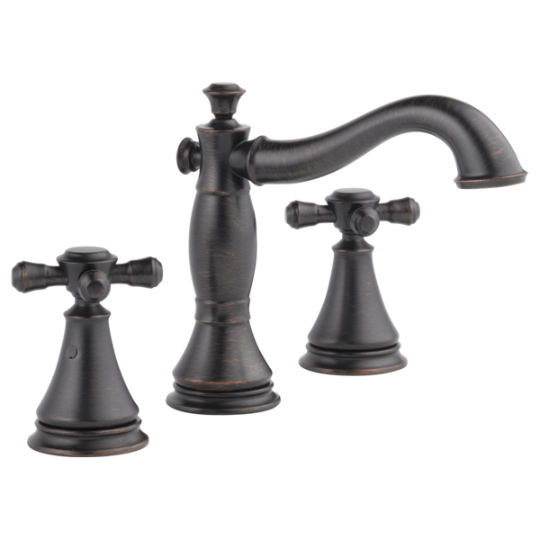 Delta Cassidy 3597LF Two Handle Widespread Bathroom Faucet - Less Handles, venetian bronze - view 3