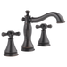 Delta Cassidy 3597LF Two Handle Widespread Bathroom Faucet - Less Handles, venetian bronze - view 3