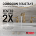 Delta Cassidy 3597LF Two Handle Widespread Bathroom Faucet, champagne bronze - view 5