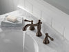 Delta Cassidy 3597LF Two Handle Widespread Bathroom Faucet, venetian bronze - view 4