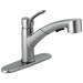 Delta Collins 4140 Single Handle Pull-Out Kitchen Faucet, arctic stainless
