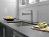Delta Trinsic 4159 Single Handle Pull-Out Kitchen Faucet, arctic stainless - view 3