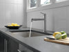 Delta Trinsic 4159 Single Handle Pull-Out Kitchen Faucet, arctic stainless - view 4