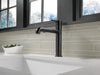 Delta Trinsic 4159 Single Handle Pull-Out Kitchen Faucet, matte black - view 5
