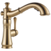 Delta Cassidy 4197 Single Handle Pull-Out Kitchen Faucet, champagne bronze