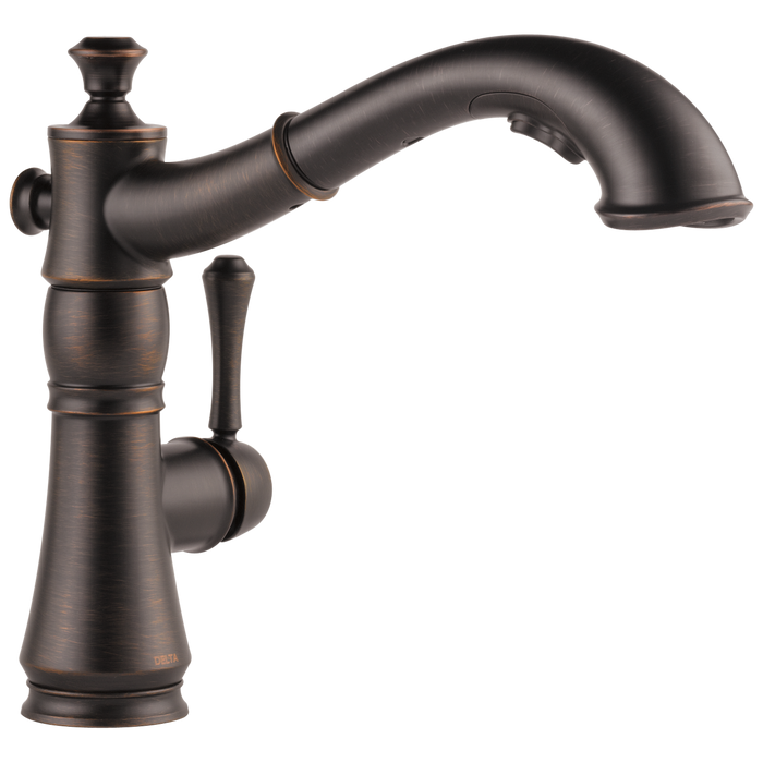 Delta Cassidy 4197 Single Handle Pull-Out Kitchen Faucet, venetian bronze