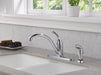 Delta Collins 440 Single Handle Kitchen Faucet with Spray, chrome - view 2