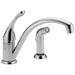 Delta Collins 441 Single Handle Kitchen Faucet with Spray, chrome