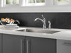 Delta Linden 4453 Single Handle Kitchen Faucet with Spray, chrome - view 3