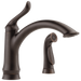 Delta Linden 4453 Single Handle Kitchen Faucet with Spray, venetian bronze