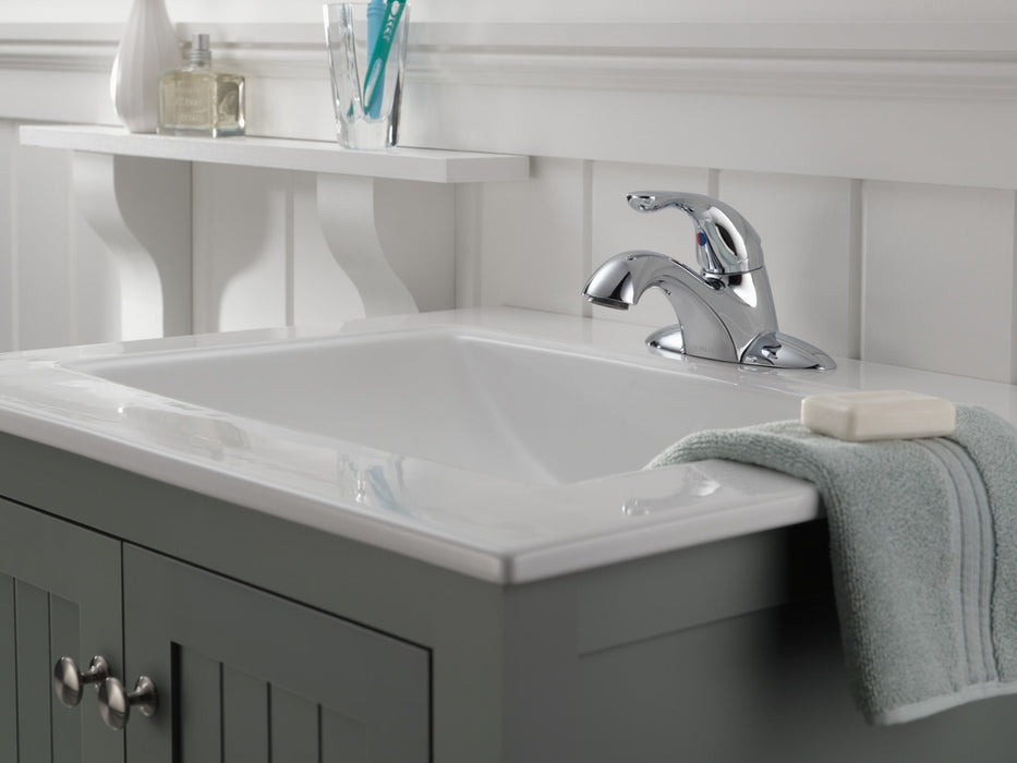 Delta Classic 520 Single Handle Centerset Bathroom Faucet, chrome - view 2