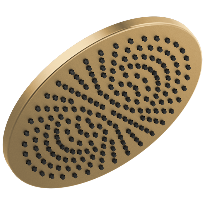 Delta Universal Showering Components 52158 Single-Setting Metal Raincan Shower Head, champagne bronze