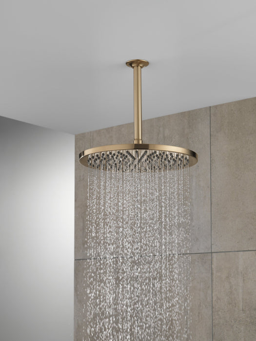 Delta Universal Showering Components 52158 Single-Setting Metal Raincan Shower Head, champagne bronze - view 3