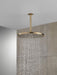Delta Universal Showering Components 52158 Single-Setting Metal Raincan Shower Head, champagne bronze - view 3