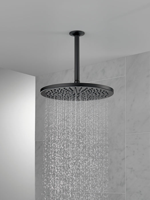 Delta Universal Showering Components 52158 Single-Setting Metal Raincan Shower Head, matte black - view 4