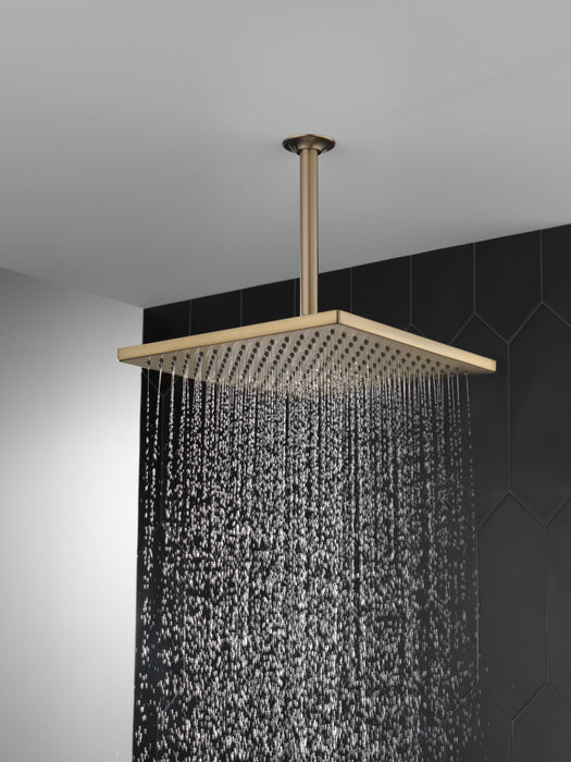 Delta Universal Showering Components 52159 Single-Setting Metal Raincan Shower Head, champagne bronze - view 3