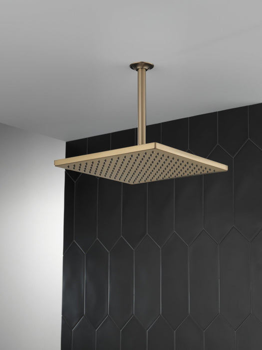 Delta Universal Showering Components 52159 Single-Setting Metal Raincan Shower Head, champagne bronze - view 4