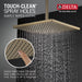 Delta Universal Showering Components 52159 Single-Setting Metal Raincan Shower Head, champagne bronze - view 5