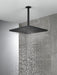 Delta Universal Showering Components 52159 Single-Setting Metal Raincan Shower Head, matte black - view 3