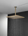 Delta Universal Showering Components 52159 Single-Setting Metal Raincan Shower Head, lumicoat champagne bronze - view 2