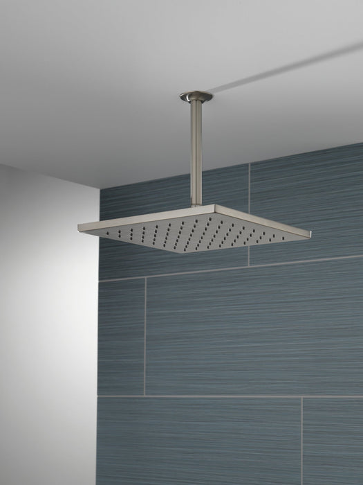 Delta Universal Showering Components 52159 Single-Setting Metal Raincan Shower Head, lumicoat stainless - view 2