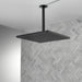 Delta Universal Showering Components 52159 Single-Setting Metal Raincan Shower Head, matte black - view 4