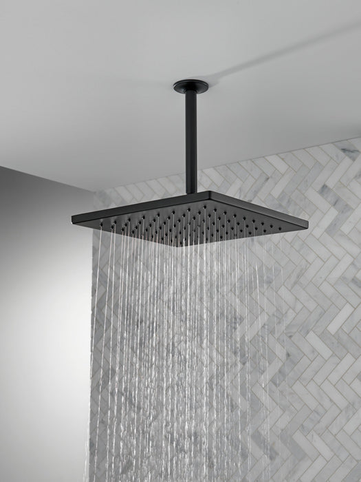 Delta Universal Showering Components 52159 Single-Setting Metal Raincan Shower Head, matte black - view 5