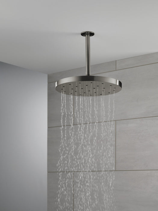Delta Universal Showering Components 52160 H2Okinetic Single-Setting Shower Head with Ultrasoak, lumicoat black stainless...