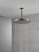 Delta Universal Showering Components 52160 H2Okinetic Single-Setting Shower Head with Ultrasoak, lumicoat black stainless...