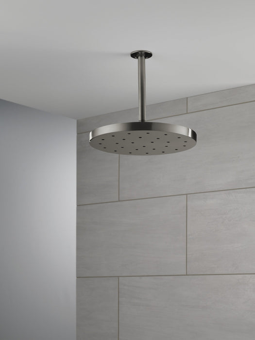 Delta Universal Showering Components 52160 H2Okinetic Single-Setting Shower Head with Ultrasoak, lumicoat black stainless...