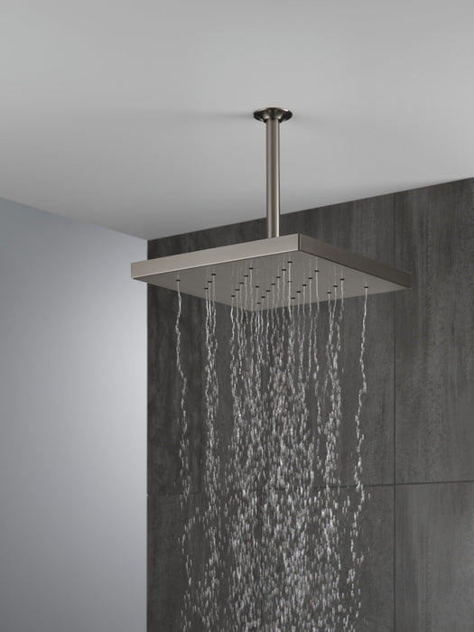 Delta Universal Showering Components 52161 H2Okinetic Single-Setting Shower Head with Ultrasoak, lumicoat black stainless...