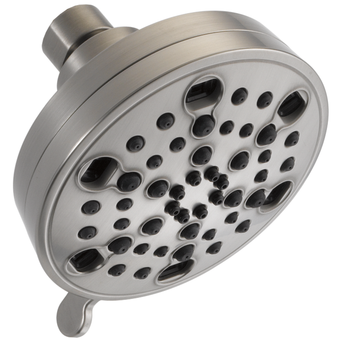 Delta Universal Showering Components:52638 H2OKinetic 5-Setting Contemporary Shower Head, stainless