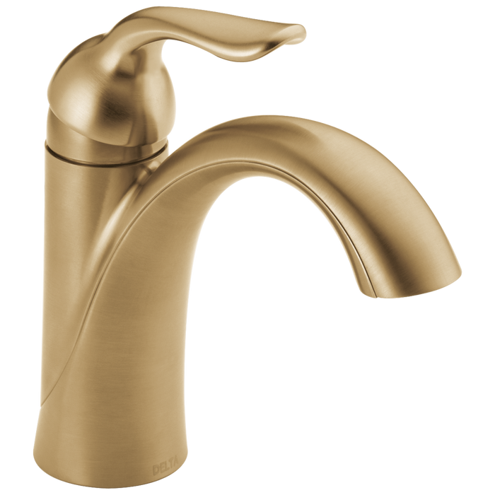 Delta Lahara 538 Single Handle Bathroom Faucet, champagne bronze