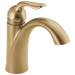 Delta Lahara 538 Single Handle Bathroom Faucet, champagne bronze