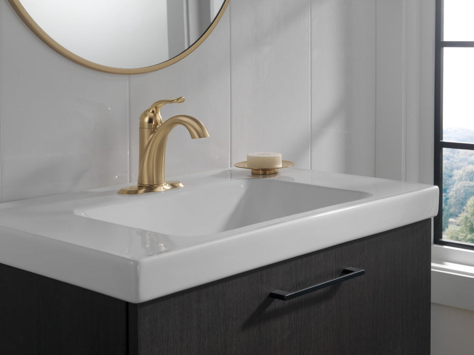 Delta Lahara 538 Single Handle Bathroom Faucet, champagne bronze - view 2