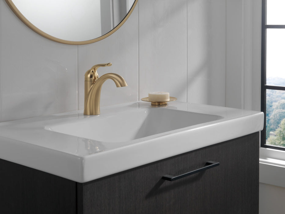 Delta Lahara 538 Single Handle Bathroom Faucet, champagne bronze - view 3