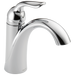Delta Lahara 538 Single Handle Bathroom Faucet, chrome