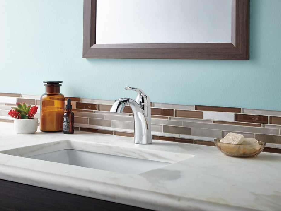 Delta Lahara 538 Single Handle Bathroom Faucet, chrome - view 4