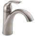 Delta Lahara 538 Single Handle Bathroom Faucet, stainless
