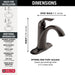 Delta Lahara 538 Single Handle Bathroom Faucet, venetian bronze - view 5