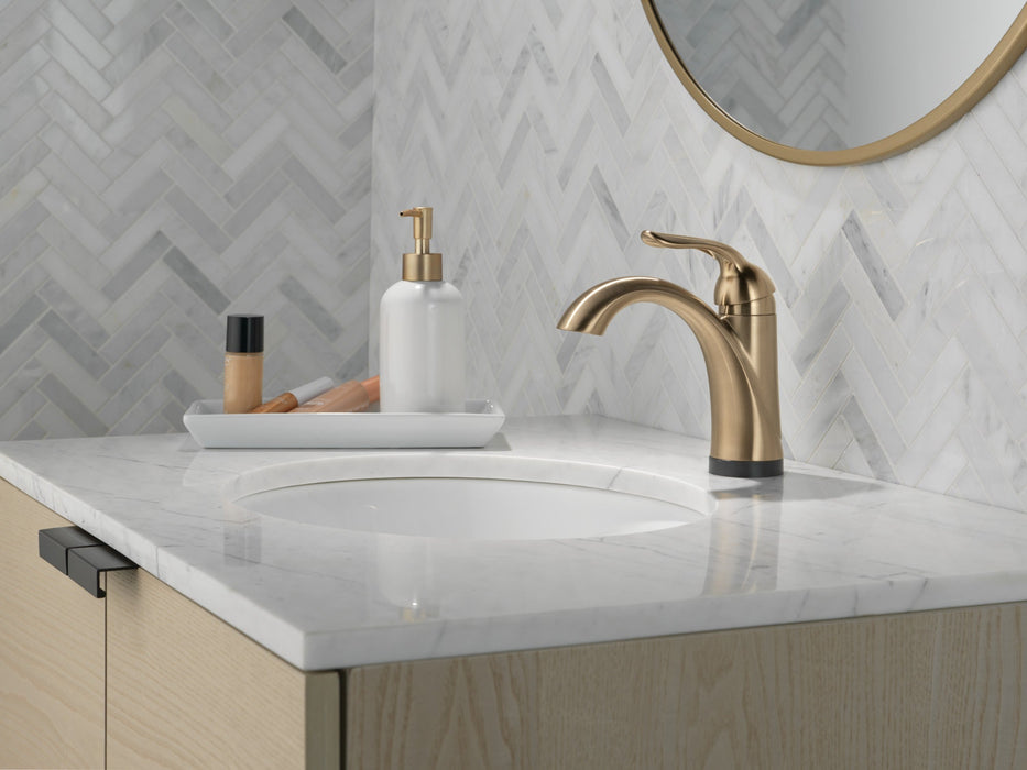 Delta Lahara 538T Touch2O Bathroom Faucet with Touchless Technology, champagne bronze - view 2