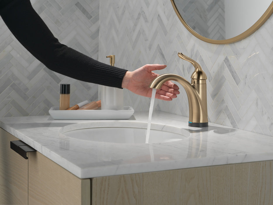 Delta Lahara 538T Touch2O Bathroom Faucet with Touchless Technology, champagne bronze - view 4