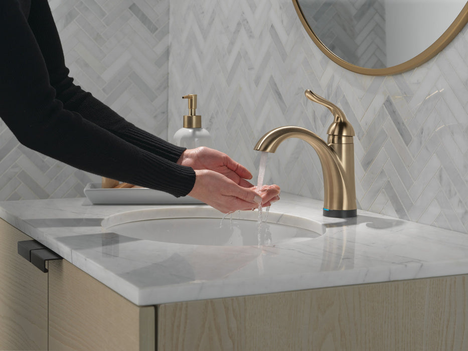 Delta Lahara 538T Touch2O Bathroom Faucet with Touchless Technology, champagne bronze - view 5