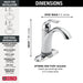 Delta Lahara 538T Touch2O Bathroom Faucet with Touchless Technology, chrome - view 5