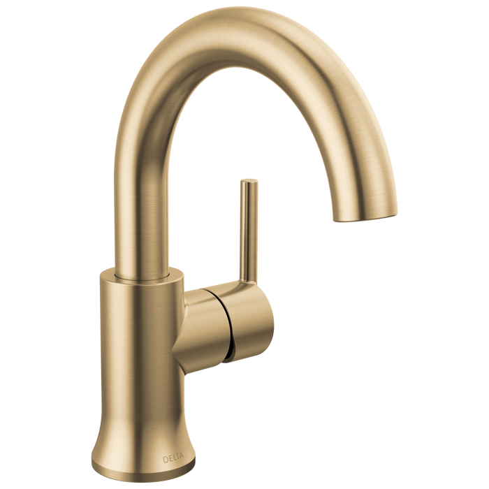 Delta Trinsic 559HA Single Handle High-Arc Bathroom Faucet, champagne bronze