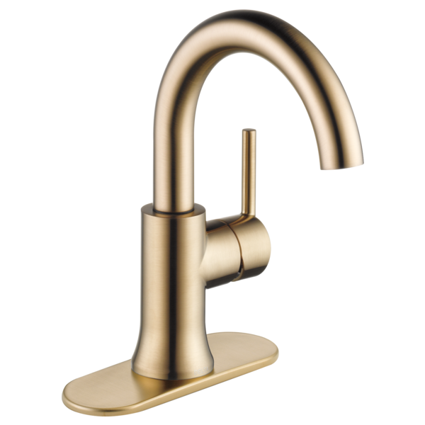 Delta Trinsic 559HA Single Handle High-Arc Bathroom Faucet, champagne bronze - view 2