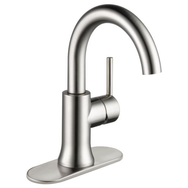 Delta Trinsic 559HA Single Handle High-Arc Bathroom Faucet, stainless - view 2