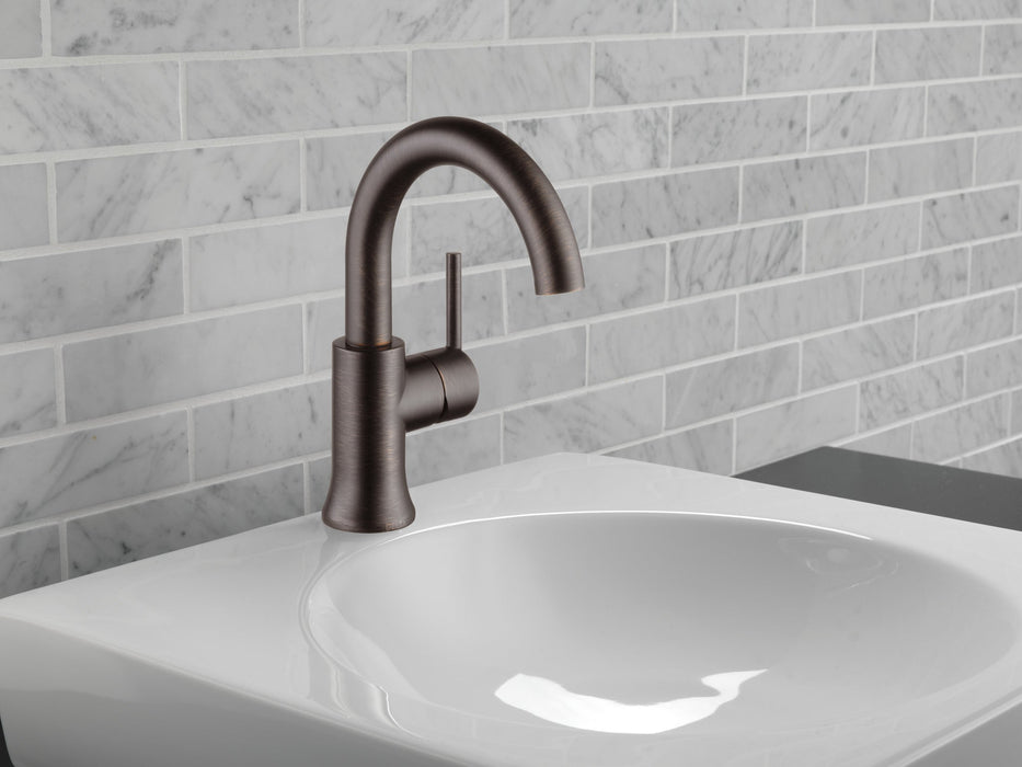 Delta Trinsic 559HA Single Handle High-Arc Bathroom Faucet, venetian bronze - view 5