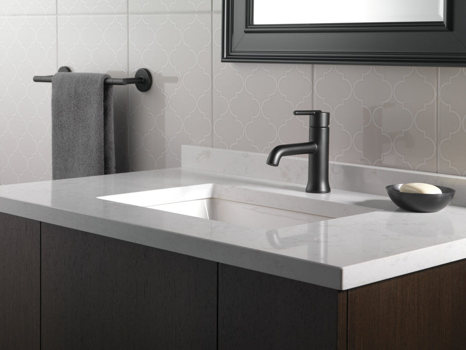 Delta Trinsic 559LF Single Handle Bathroom Faucet, matte black - view 4