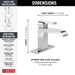 Delta Ara:567LF Single Handle Bathroom Faucet
